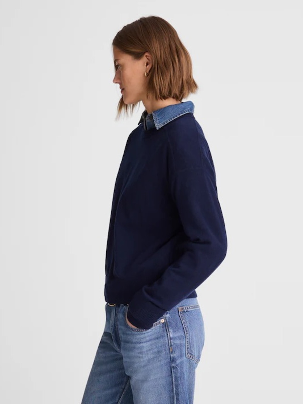 Madewell Crewneck Cashmere Sweater - Picture 3 of 9